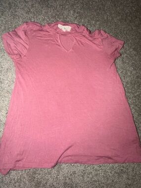 Pink Republic Girls Pink Short Sleeve Tee